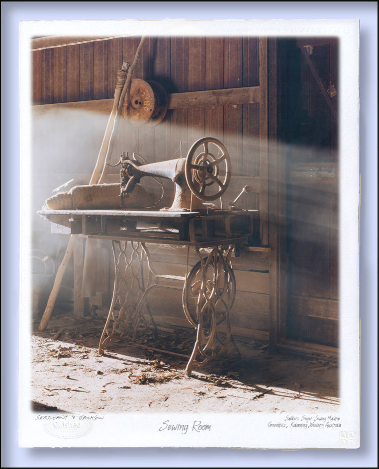 #134 - "Sewing Room" (Portrait) - Saddler's Singer Sewing Machine
