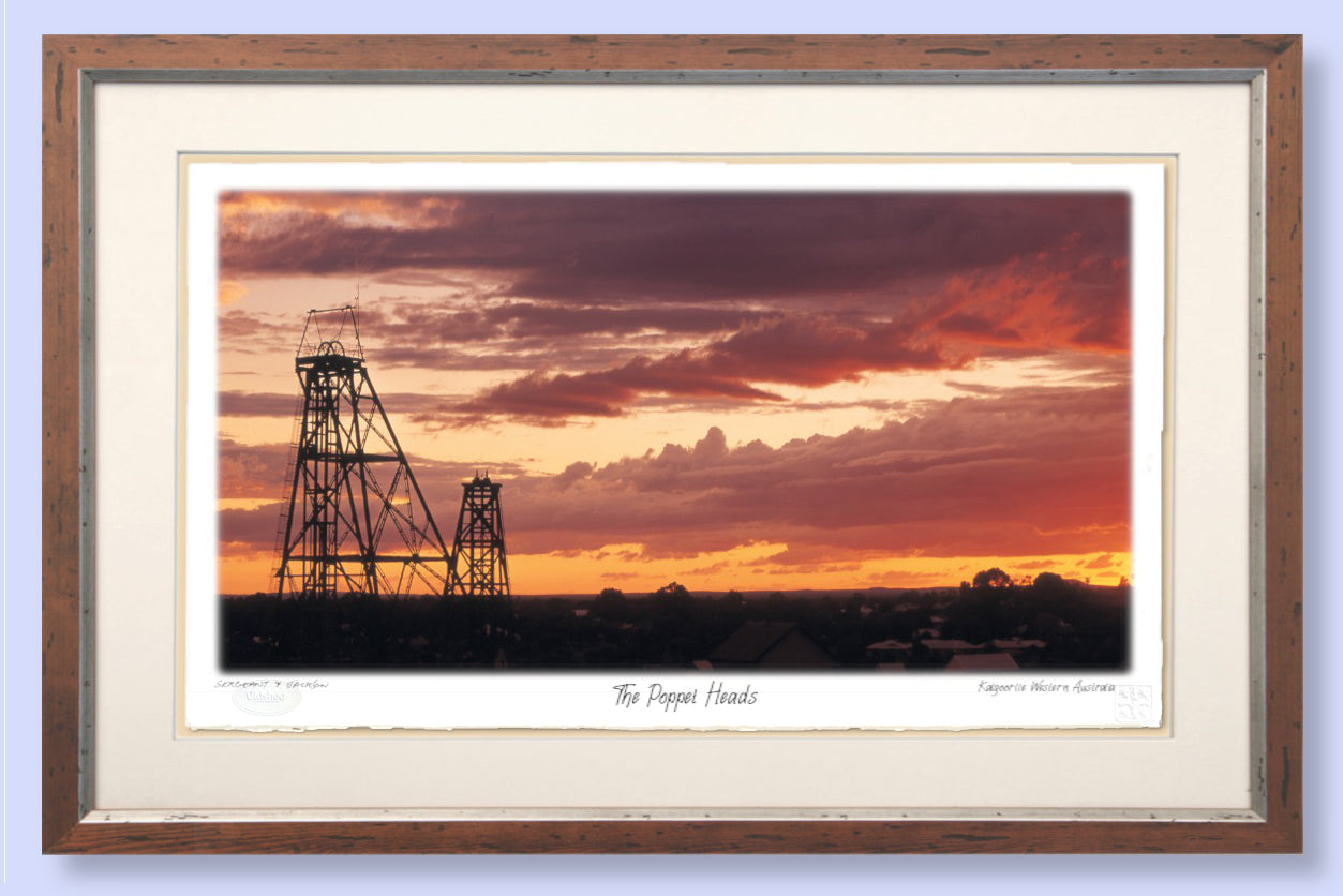 #159 - "Poppet Heads" - Kalgoorlie, Western Australia